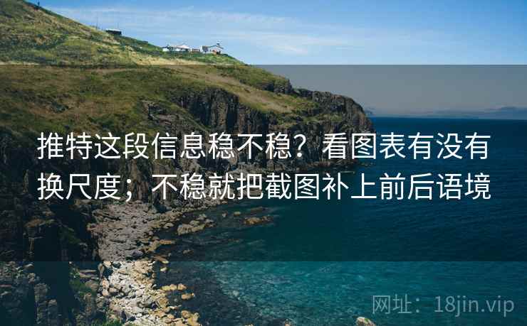 推特这段信息稳不稳？看图表有没有换尺度；不稳就把截图补上前后语境